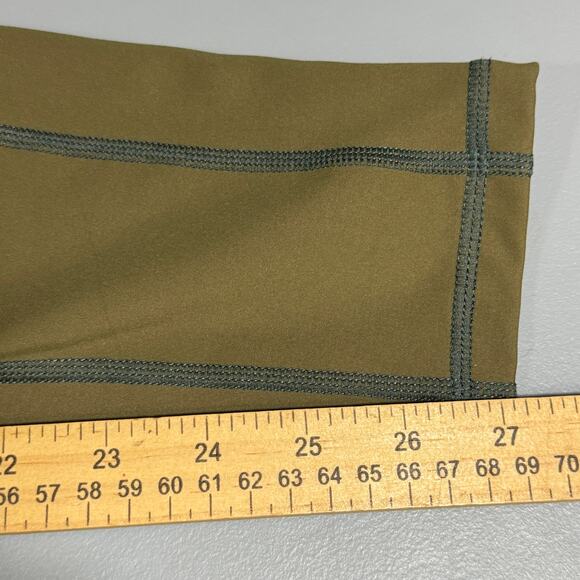 Bass Outdoor Womens Leggings Size XS Green Elastic Waist Side Pockets High Rise - Picture 11 of 11